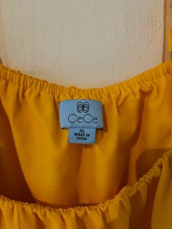 CeCe Yellow Top Size XL