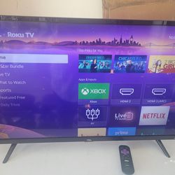 32 INCH TLC ROKU SMART TV