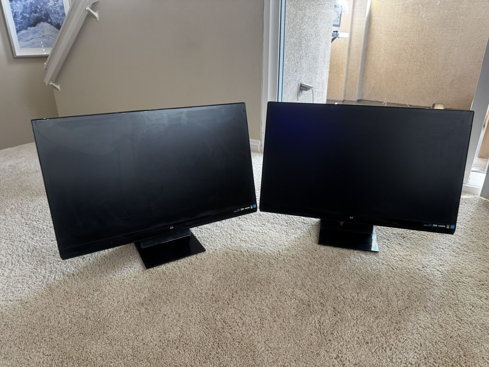 ViewSonic-  Set of 2 Computer Monitors 