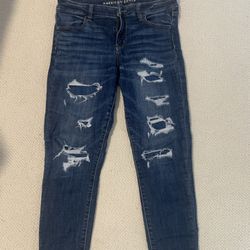 Womens American Eagle Jeggings Size 10 Short