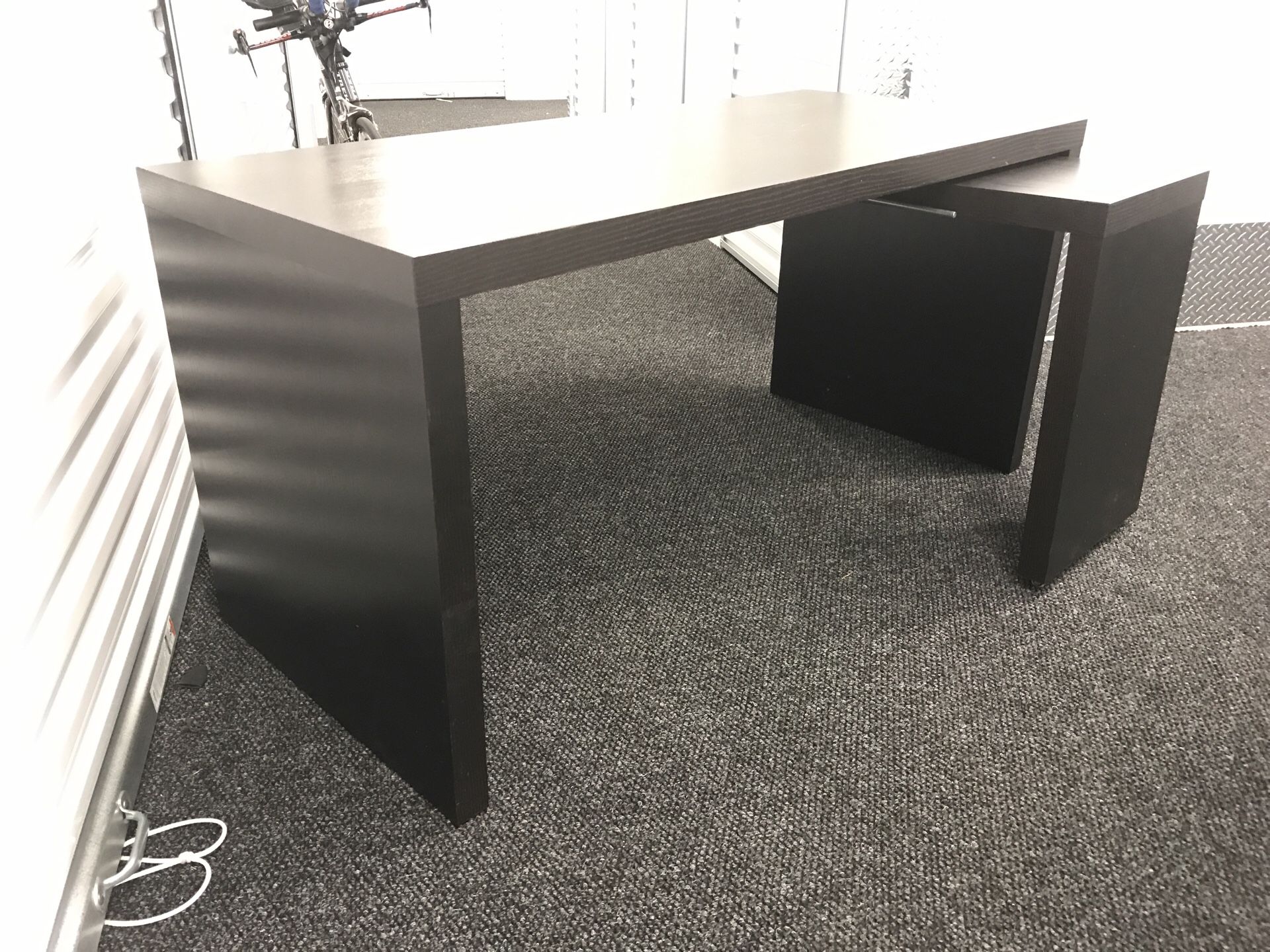 Ikea desk with Sliding small desk