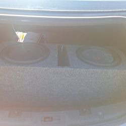 2 X 12" Subwoofer Bass BOX & Amp 3000 Watts