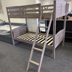 Twin Over Twin Bunk Bed 