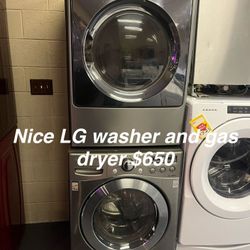 Nice LG Washer And Gas Dryer Set 