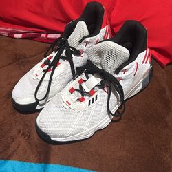 Dame 7s Black White and Red