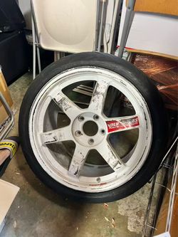 ONE 18x10 RAYS TE37SL in White
