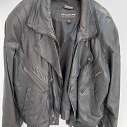Wilson's Men's Vintage Motorcycle Jacket 