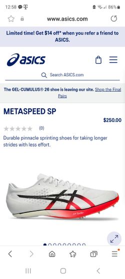 Brand New In Box ASICS METASPEED SP SIZE 8 MENS