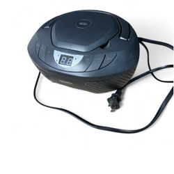 Jensen CD-475 Portable CD Player AM/FM Stereo Radio Boombox Black AUX In  Tested