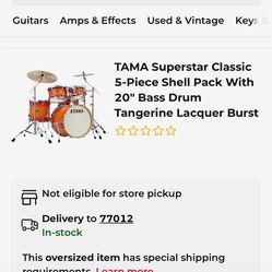 Tama 5 piece drum set