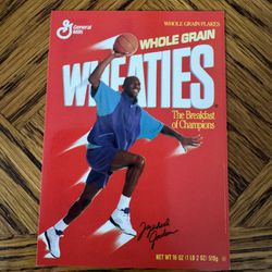 Michael Jordan Wheaties Promotion card