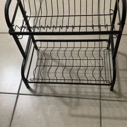 Dish rack two tier