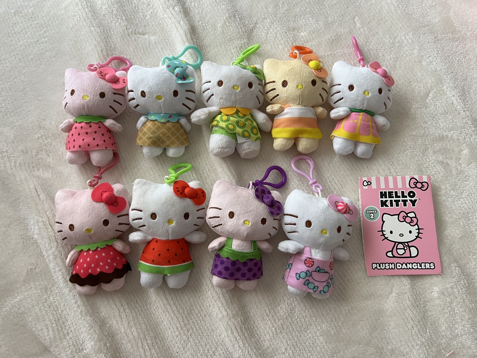 Hello Kitty Plush Dangler Set! Series 2