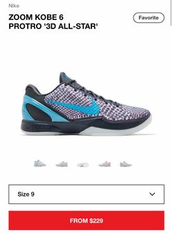 Kobe’s all star 3d size 9