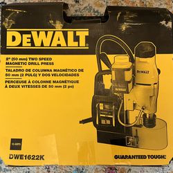 DEWALT DWE1622K 10 Amp 2 in. 2-Speed Corded Magnetic Drill Press New