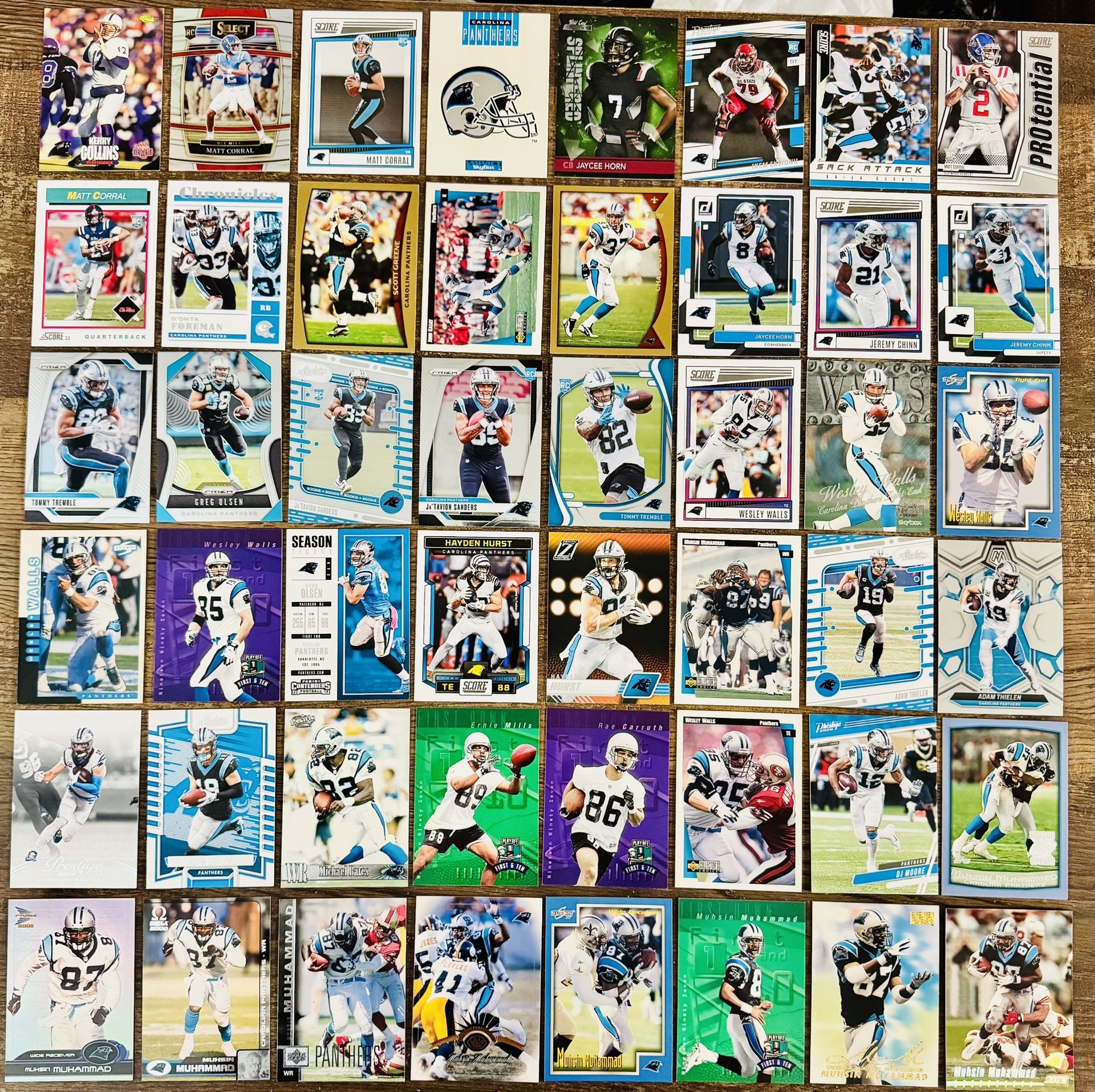 Carolina Panthers Football Card Lot (84) • CMC, Newton, Rookies & Legends ✨ 🏈