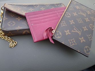 Preowned Louis Vuitton Mono Felicie Pochette Crossbody Bag