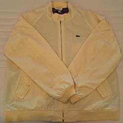 Lacoste Vintage Yellow Harrington Jacket XL
