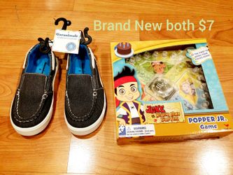 Brand new toddler shoe and game