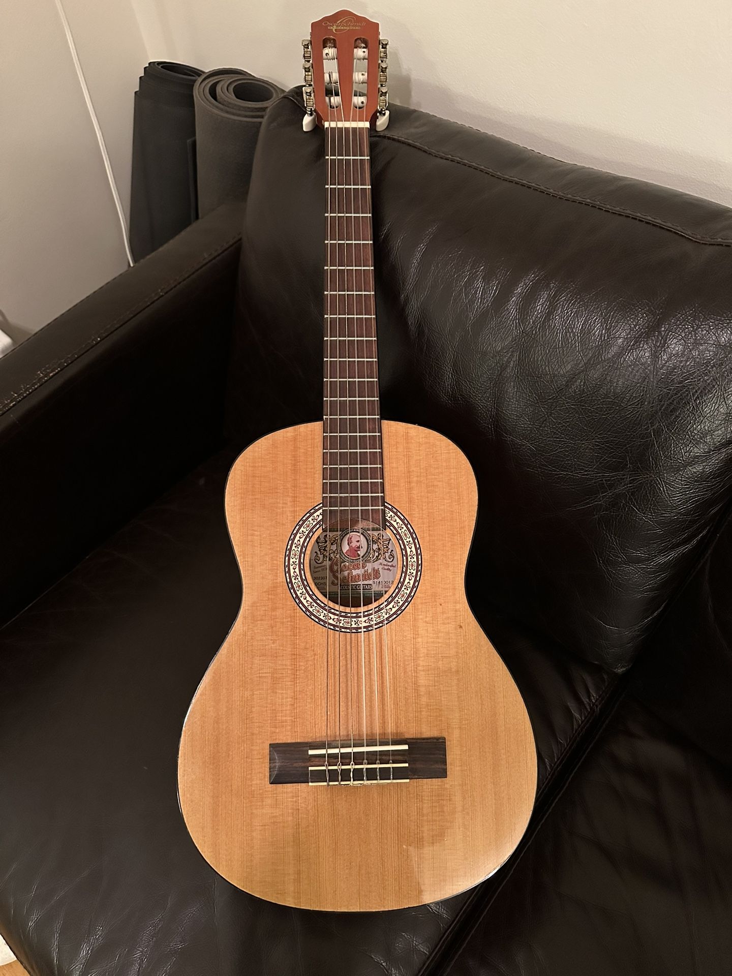 Oscar Schmidt By Washburn 1/2 Size Classical Guitar