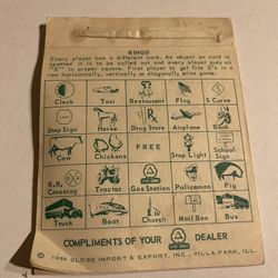 Vintage 1959 Cities Service Oil Advertising Road Game Book