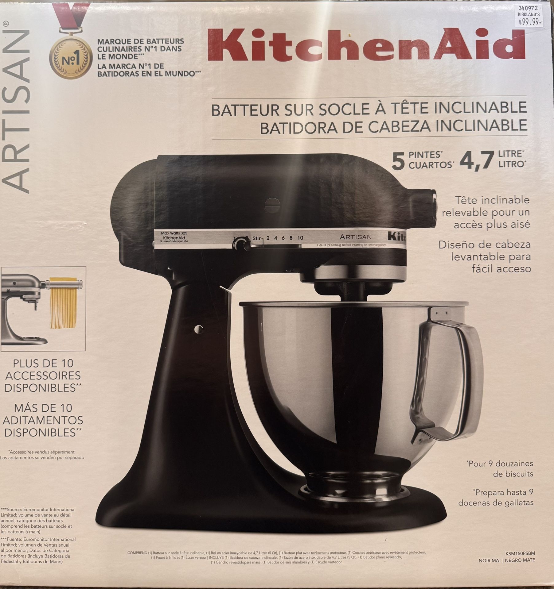 BRAND NEW- KitchenAid ARTISAN® SERIES 5 QUART TILT-HEAD STAND MIXER