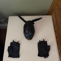 vintage leather Harley motorcycle cloves 
