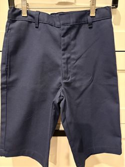 Boys Blue Uniform Shorts- Size 16- New Never Used
