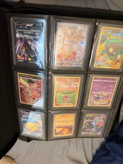 Whole binder Pokemon cards