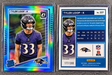 2025 Donruss Optic Tyler Loop Rated Rookie /399