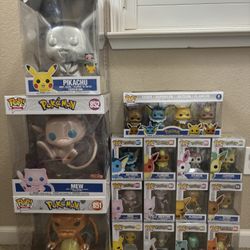 Funko Pop! Pokemon Lot (16 Total)