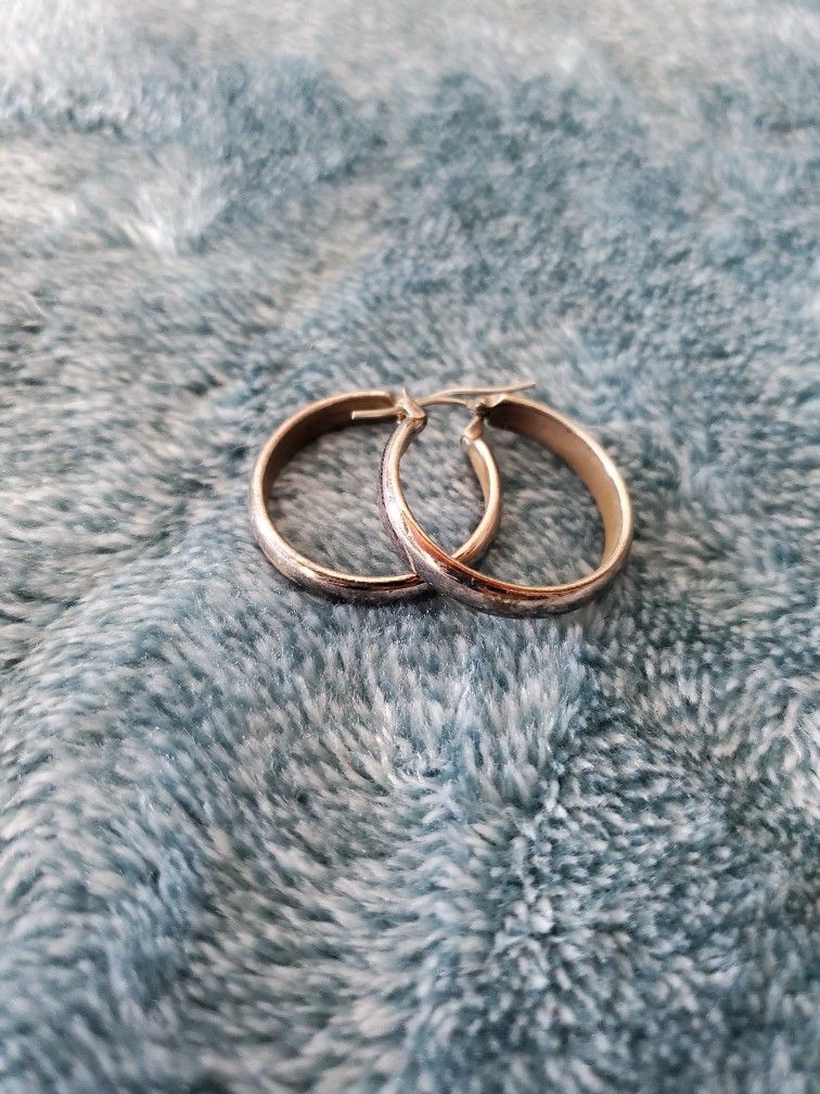 Silver Hoop Earrings