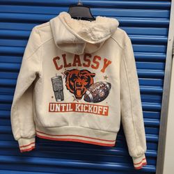 womens 1 to 1 bears fleece hoodie size small only 