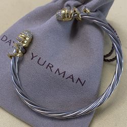 David Yurman Helena Classic Cable Open Bracelet