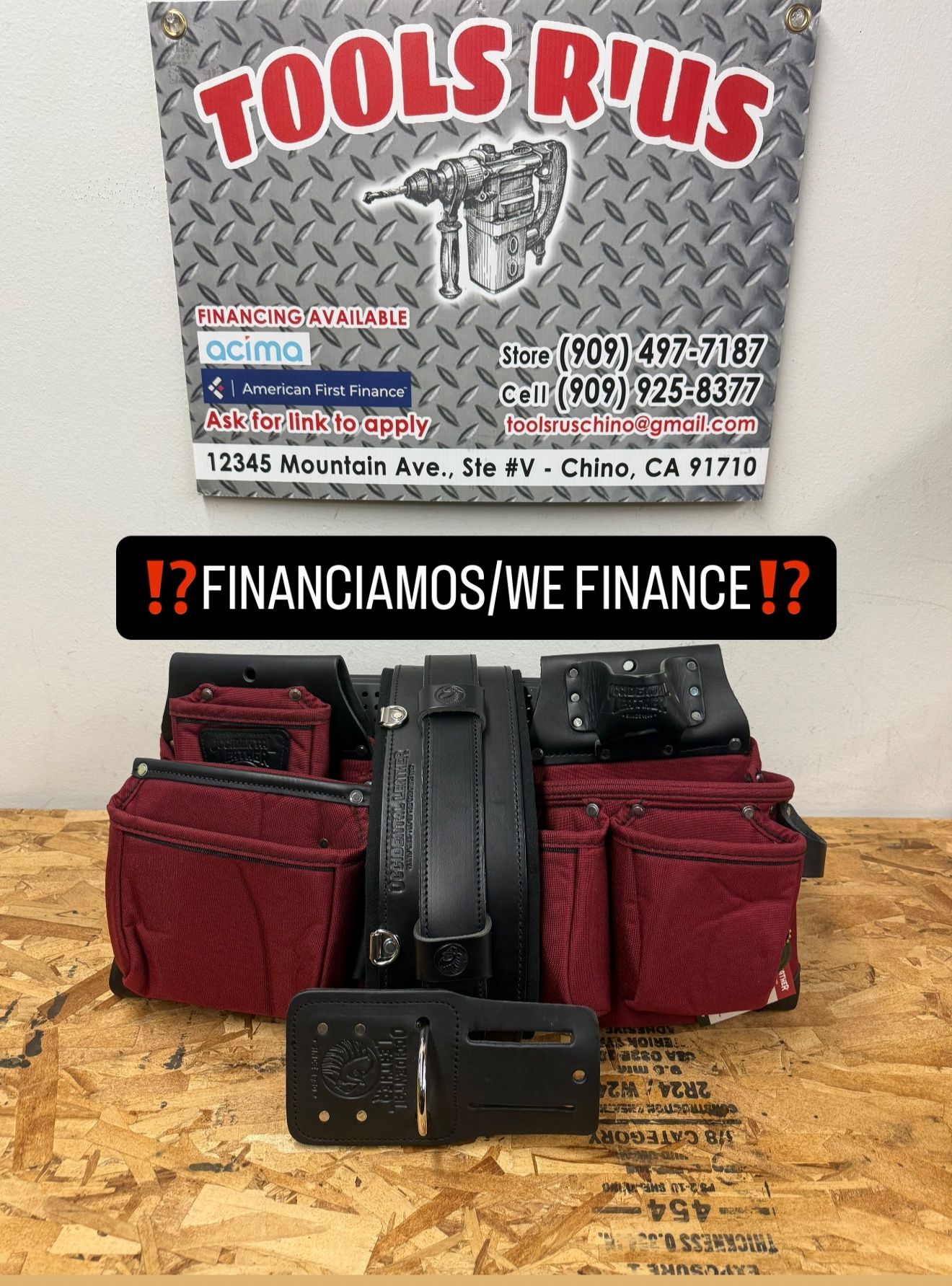 R8080DB OCCIDENTAL OxyLights Framer Set w/ Stronghold Belt**(FINANCIAMOS/WE FINANCE)**