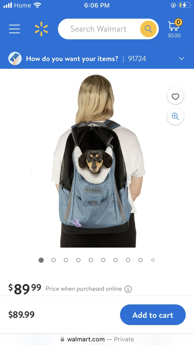 SHERPA Dog Backpack 