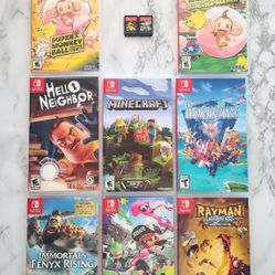 Nintendo Switch Games $10-$20 Each Minecraft, Splatoon, Rayman And More!   