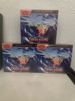 Pokemon CHAOS RISING ETBs (3) sealed