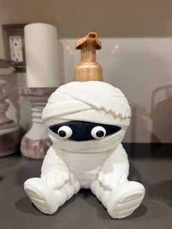 Mummy bath and body works foam soap holder