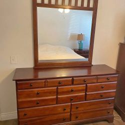Dresser And Mirror $200