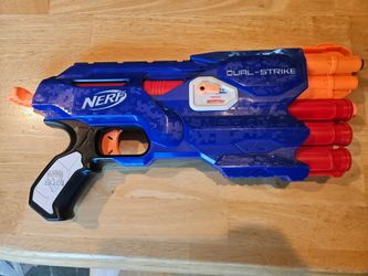 Hasbro NERF N-Strike Elite Dual Strike Blaster Mega And Elite Darts