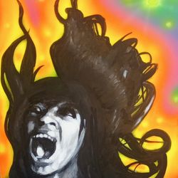 Tina Turner Portrait Painting By Brandy Devoid 