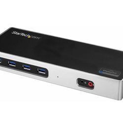 BRAND NEW! StarTech USB-C & USB-A Dock - Dual Monitor 4K 60Hz Dock DisplayPort + HDMI