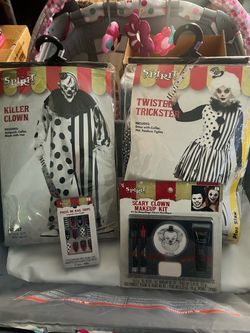 Matching Couples Clown Costumes