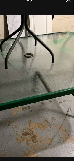 There is two patio table, one big and one small table both for $45