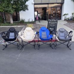 New in box (5 colors) Foldable Outdoor Camping Swing Chair With Foot Rest Fishing Beach $30