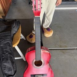 Kids Pink Guitar