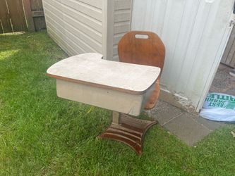 Antique school desk