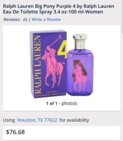 Ralph Lauren Big Pony Purple 4 (Women)