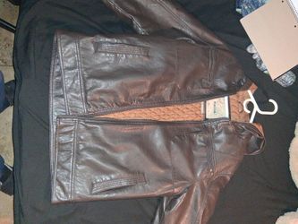 Whispering Smith Brown Leather Jacket